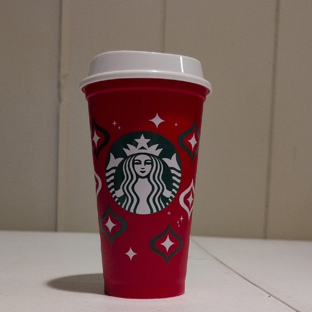 Starbucks Red and White Holiday Party Cups